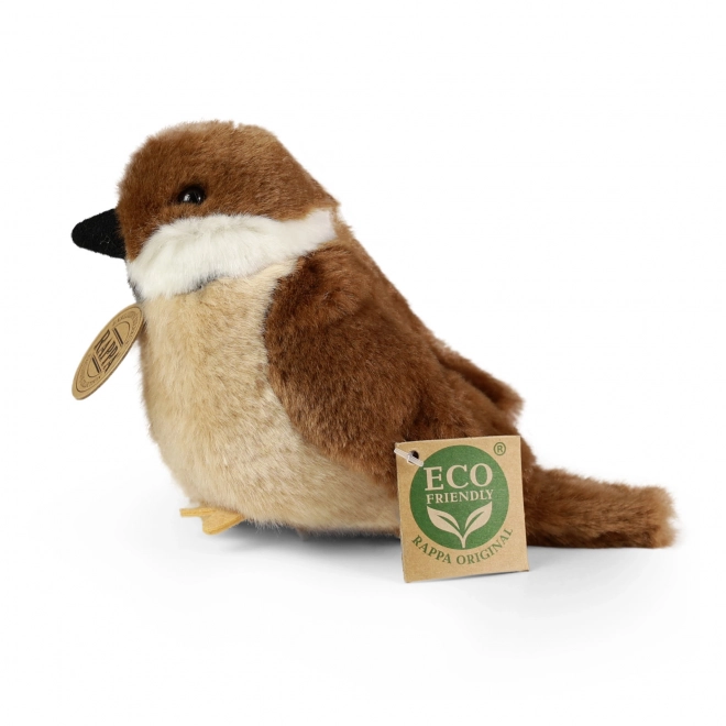 Uccellino di peluche 13 cm ecosostenibile