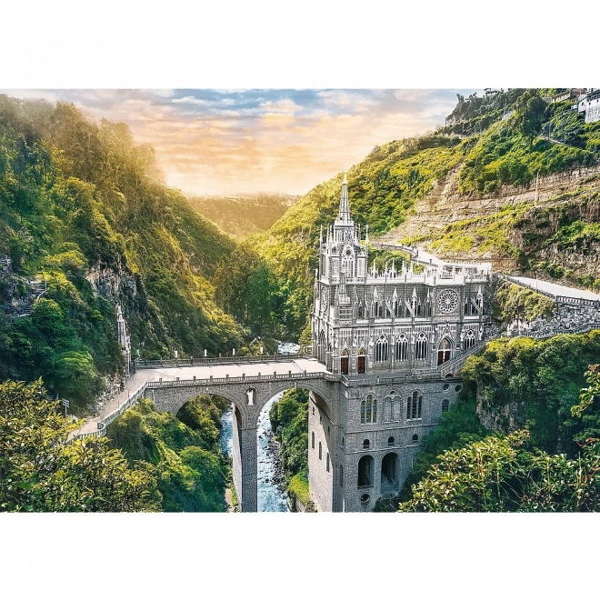 Puzzle Santuario di Las Lajas Colombia 1000 pezzi