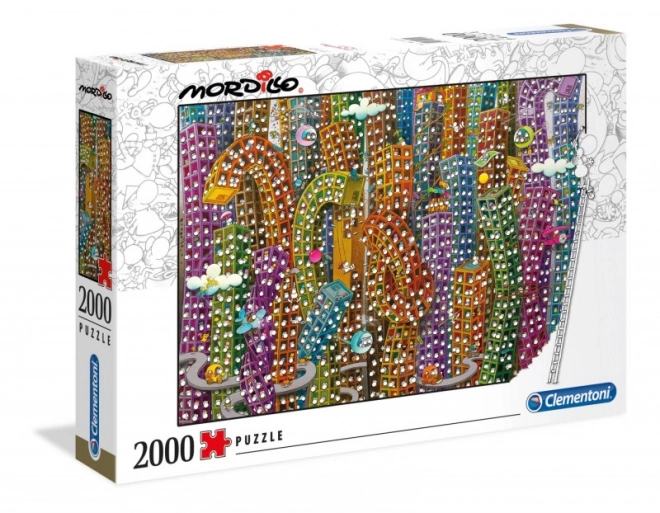 Puzzle Clementoni Mordillo: Giungla 2000 pezzi