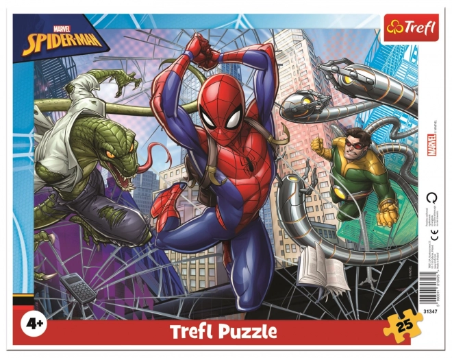 Puzzle Spiderman Coraggioso 25 Pezzi