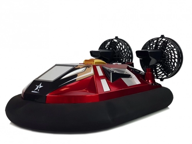 Hovercraft telecomandato rosso 20 km/h