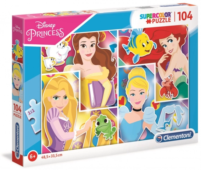 Puzzle Principesse Disney con Amici 104 Pezzi