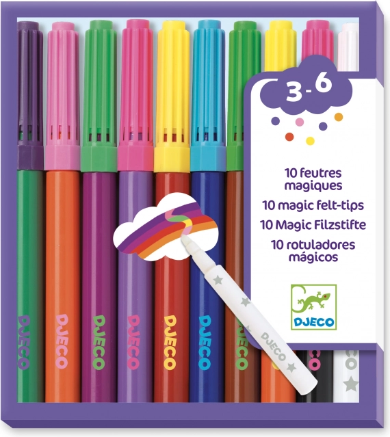 Djeco 10 pennarelli magici