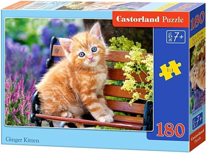 Puzzle per bambini gattino rosso 180 pezzi