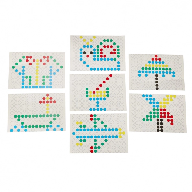 Lavagna Magnetica Montessori Mosaico Giallo 26 x 26 cm