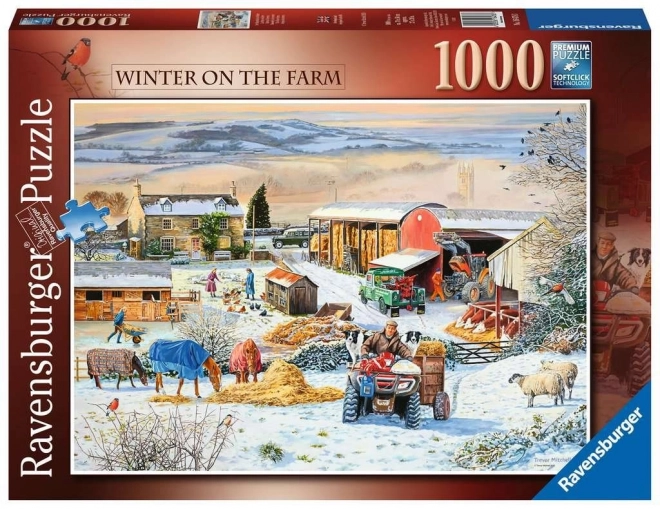 Puzzle invernale in fattoria 1000 pezzi