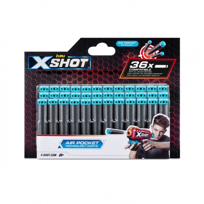 Set di dardi in schiuma X-Shot con tecnologia Excel Air Pocket