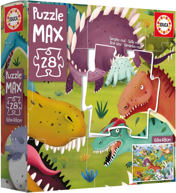 Puzzle Dinosauri EDUCA 28 Pezzi