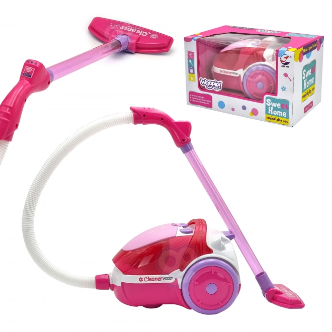 Aspirapolvere rosa per bambini Woopie