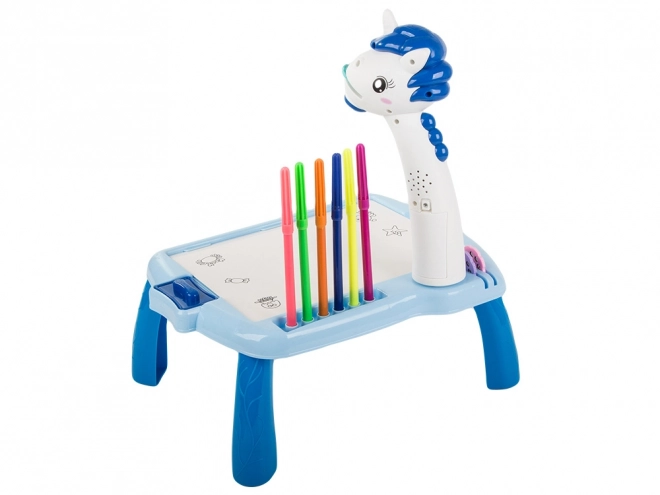 Tavolo da Disegno con Proiettore per Bambini