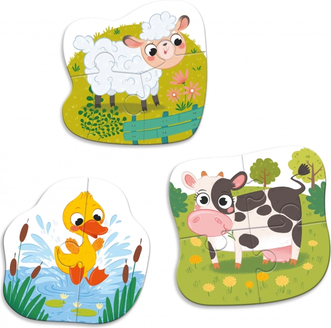 Puzzle Animali DODO per Bambini 3 in 1