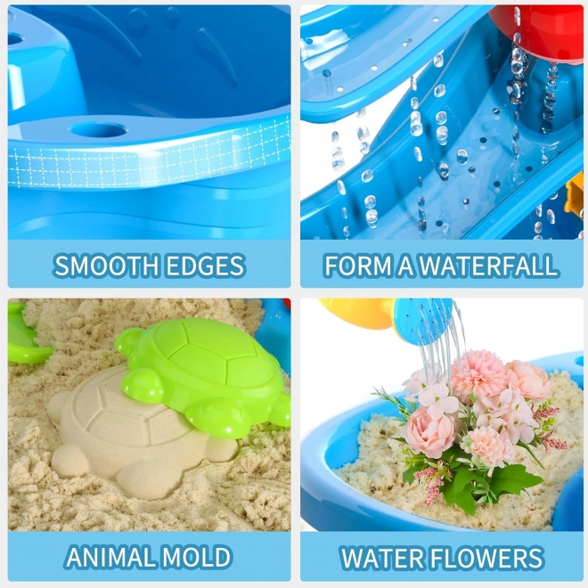 Woopie tavolo d'acqua XL divertimento con acqua e sabbia