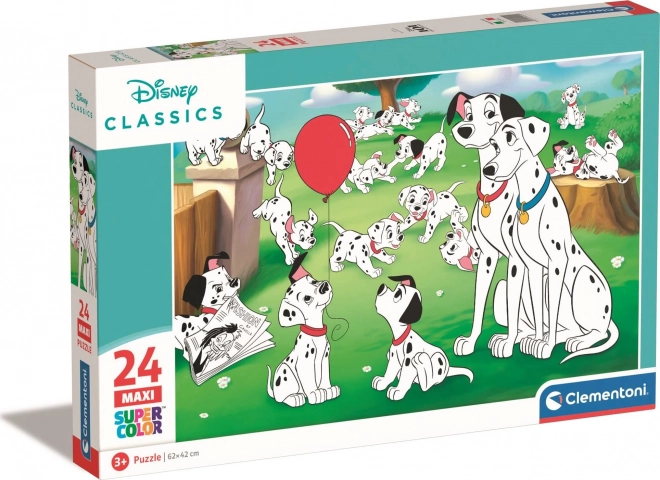 Puzzle Disney 101 Dalmati Maxi 24 Pezzi