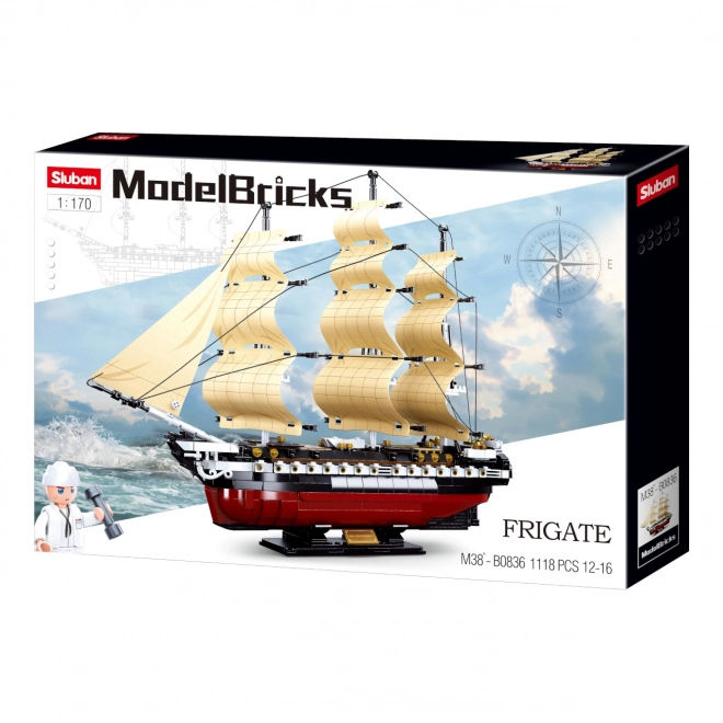 Stavebbricks Fregata USS Constitution