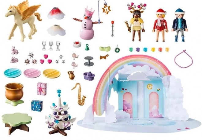 Calendario dell'Avvento Feste Arcobaleno PLAYMOBIL