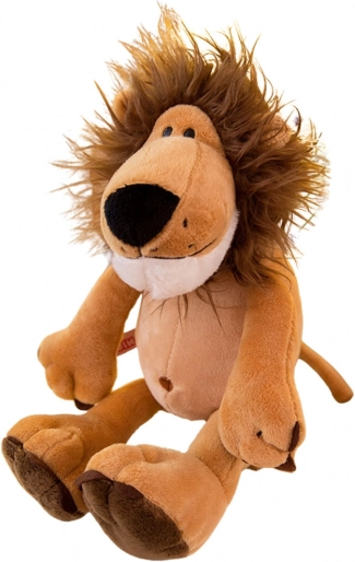 Giocattolo di peluche Leone con criniera folta 22 cm