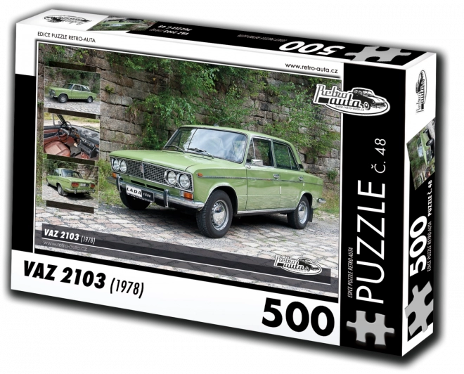 Puzzle collezione RETRO-AUTA Vaz 2103 (1978) 500 pezzi