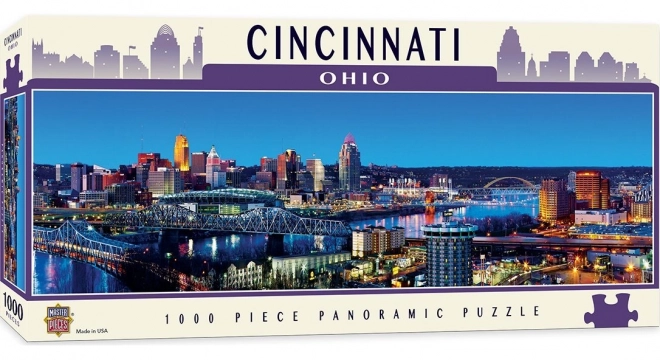 Puzzle panoramico Cincinnati Ohio 1000 pezzi