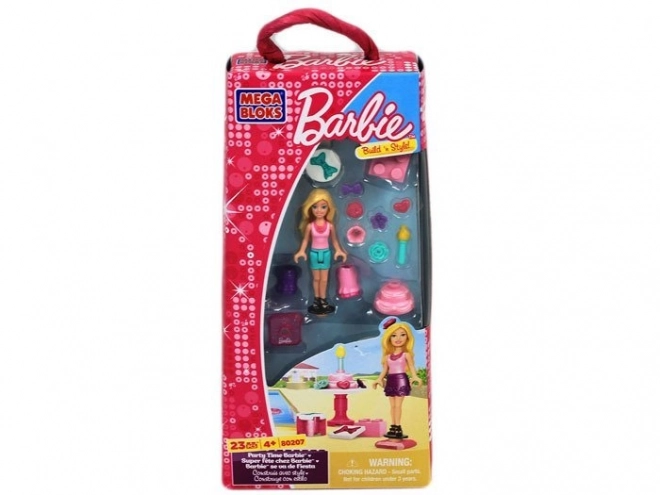 Barbie Mega Bloks Bambola Compatibile con Mattoncini