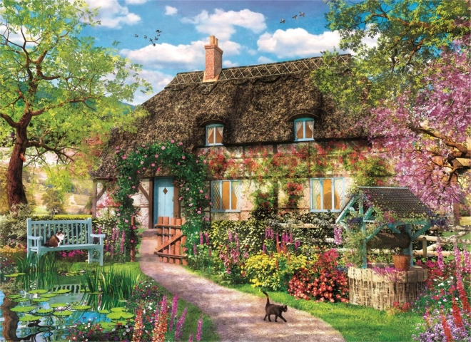 Puzzle Casa con Giardino 1000 Pezzi