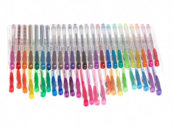 Set di penne gel colorate glitterate 50 pezzi