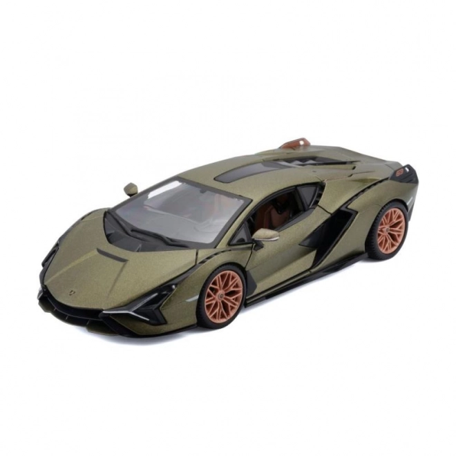 Modello Bburago Lamborghini Sián FKP37 in scala 1:24 verde