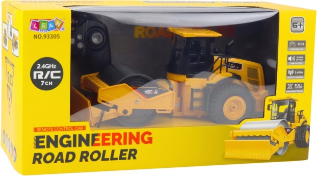 Rullo da costruzione giallo telecomandato