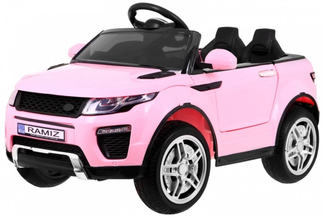 Macchinina elettrica per bambini Rapid Racer rosa con telecomando