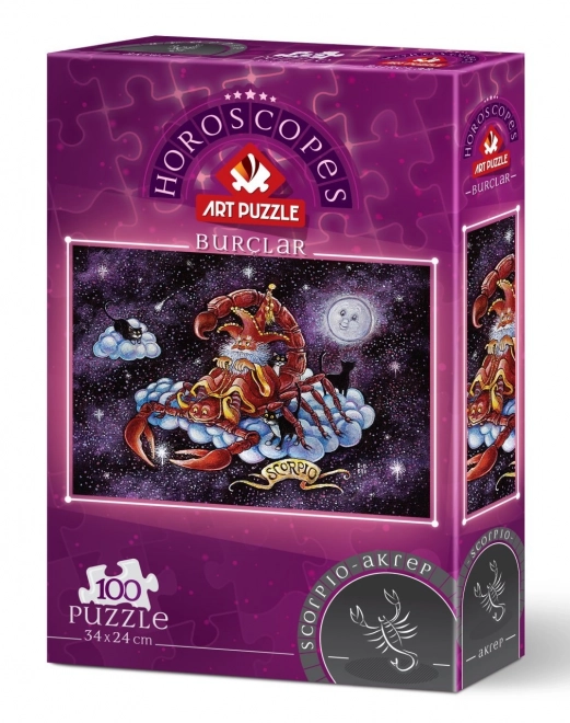 Puzzle Segno Zodiacale: Scorpione 100 Pezzi