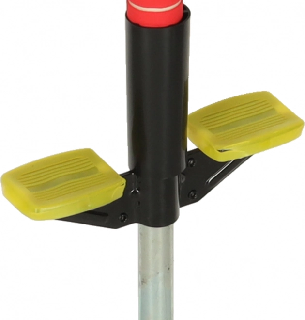 Bastone da salto Pogo rosso con altezza regolabile