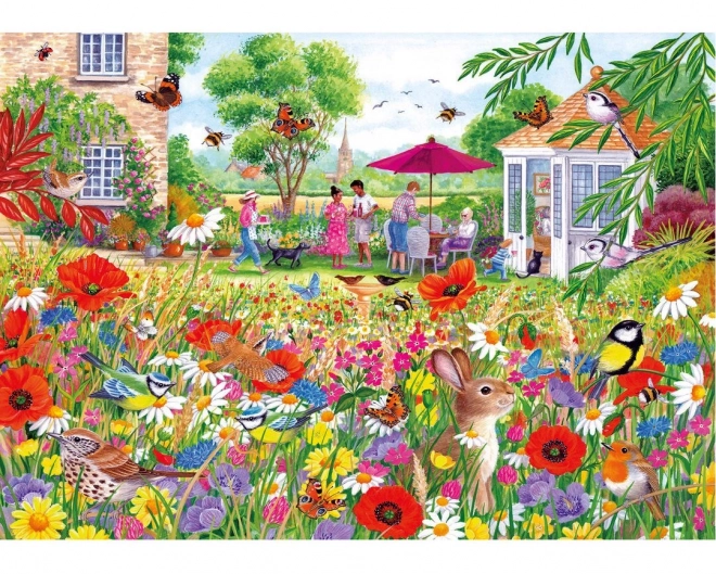 Puzzle Giardino Fiori Selvatici 500 Pezzi