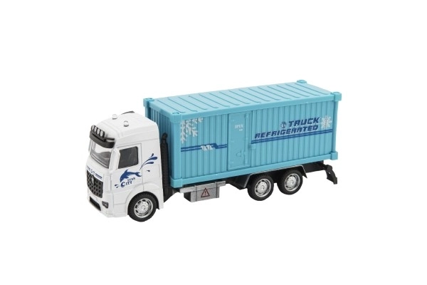 Camioncino in metallo/plastica 20-23cm a retrocarica