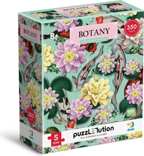 Puzzle Botanica: Fiori di loto e carpe koi 350 pezzi