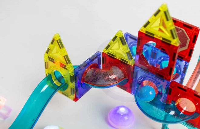 Costruzioni Magnetiche Luminescenti 75 Pezzi