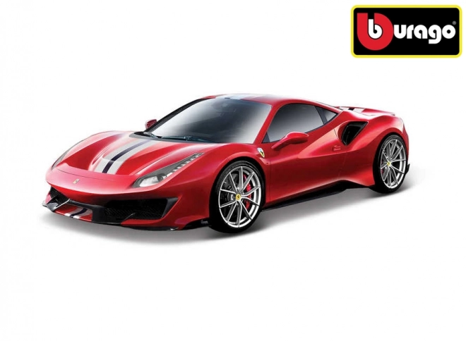 Modellino Ferrari 488 Pista in scala 1:24 - Rosso