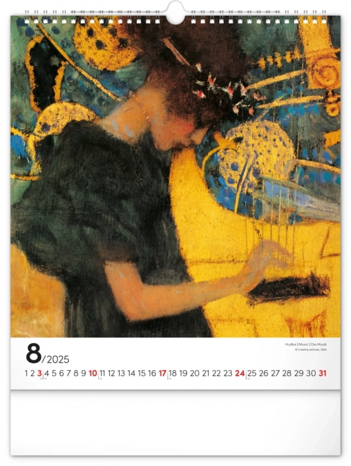 Calendario da parete Gustav Klimt 2025