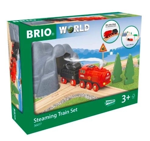 Set treno a vapore BRIO