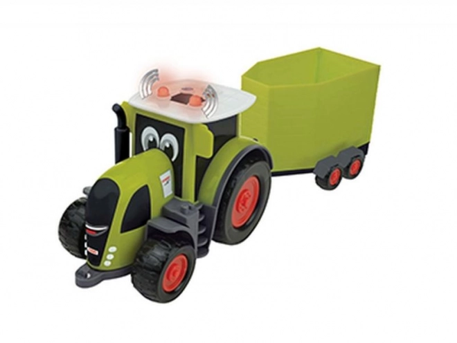 Trattore Claas con rimorchio per cavallo Happy People