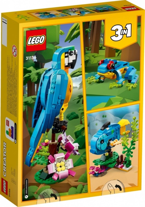 Pappagallo Esotico LEGO Creator 3 in 1