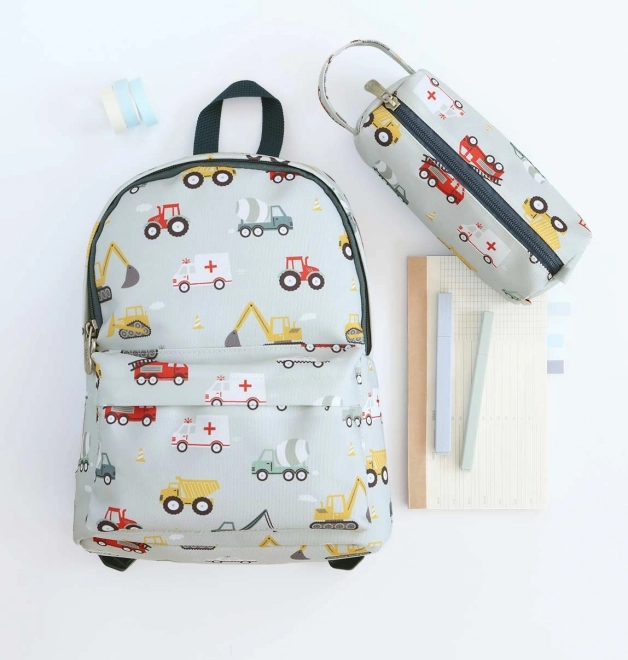 Zaino piccolo per bambini di A Little Lovely Company – Veicoli