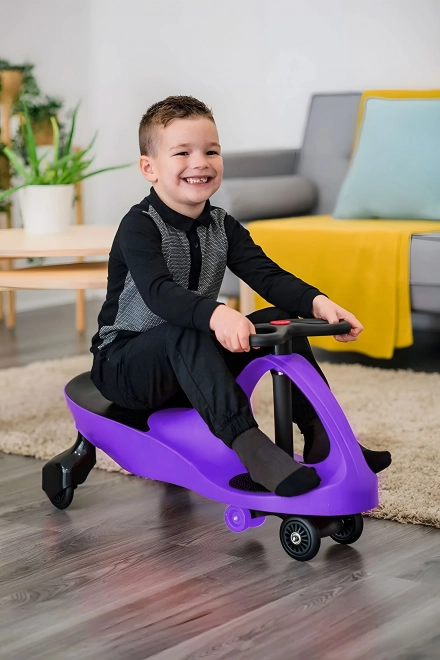 Macchina Wiggle con ruote LED viola per bambini ECOTOYS