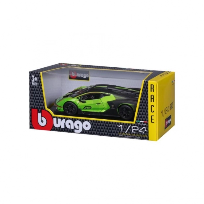 Lamborghini Essenza SCV12 verde in scala 1:24 di Bburago