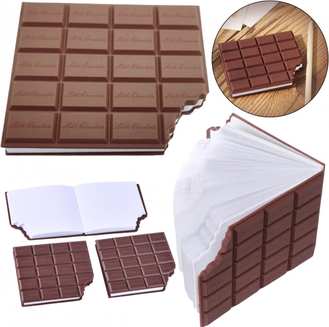 Taccuino Cioccolato Senza Rigature Profumato Marrone