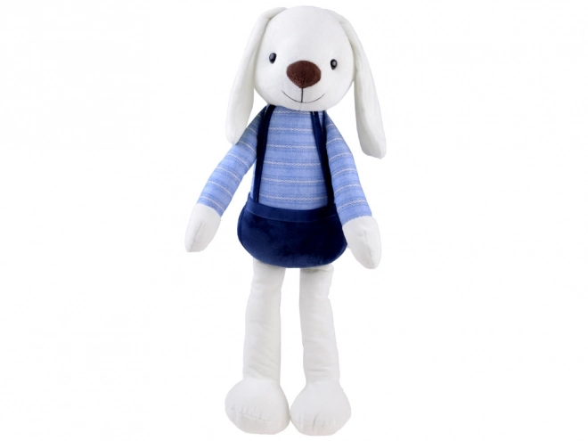 Coniglio di peluche in giacca – blu