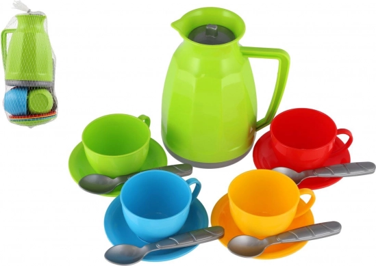 set da tè per bambini in plastica, 13 pezzi in rete