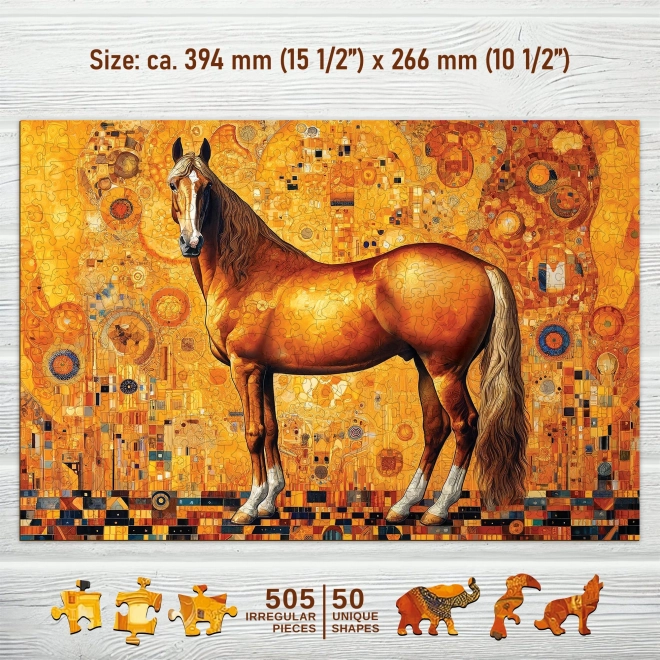 Puzzle in legno Cavallo di Vienna 505 pezzi