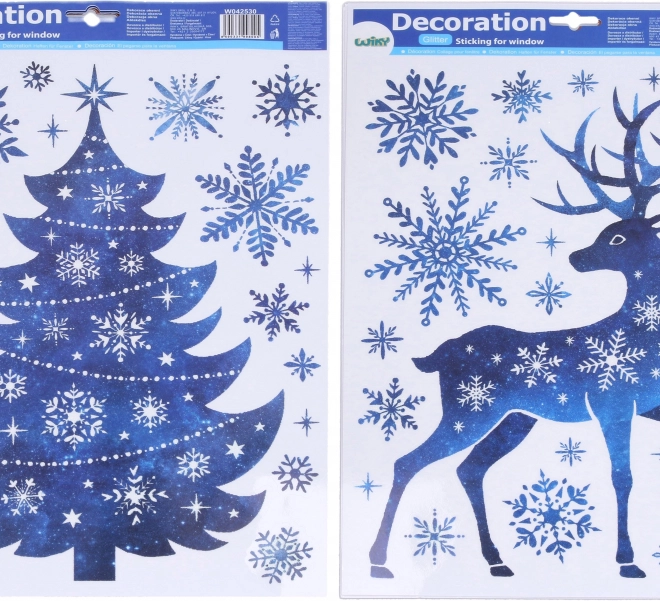 Decorazione natalizia per finestre 41 × 29 cm
