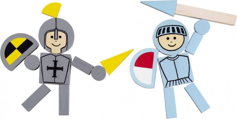 Costruire cavalieri con pezzi in legno robusti