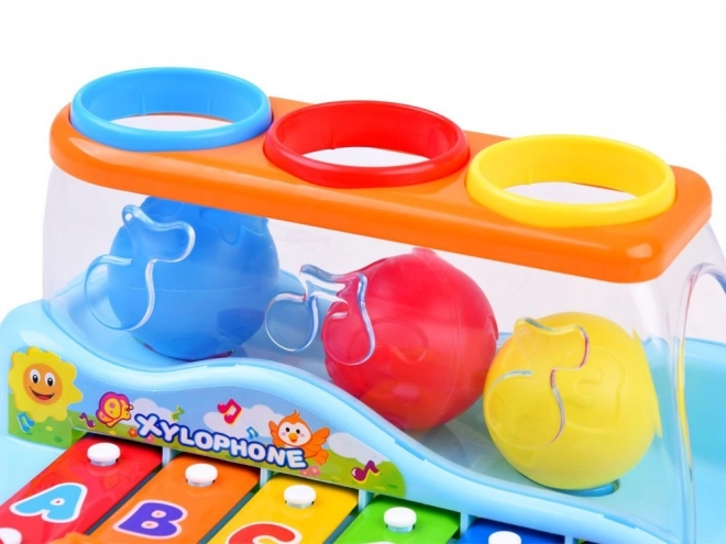 Cymbali educativi per bambini con palline e martello