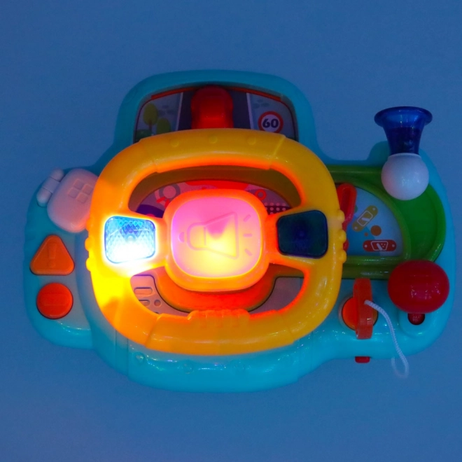 Volante interattivo per bambini con suoni e luci
